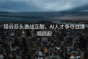 硅谷巨頭激戰(zhàn)正酣，AI人才爭(zhēng)奪戰(zhàn)烽煙四起