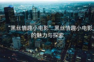 “黑絲情趣小電影”黑絲情趣小電影的魅力與探索