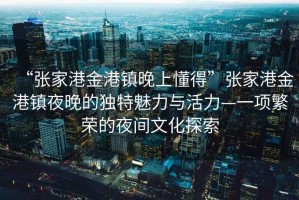 “張家港金港鎮晚上懂得”張家港金港鎮夜晚的獨特魅力與活力—一項繁榮的夜間文化探索