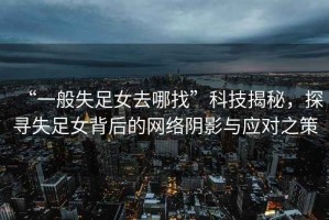 “一般失足女去哪找”科技揭秘，探尋失足女背后的網絡陰影與應對之策