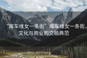 “庫車維女一條街”庫車維女一條街，文化與商業的交融典范