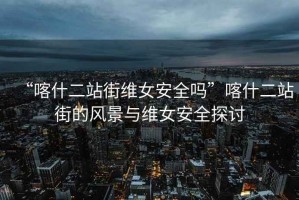 “喀什二站街維女安全嗎”喀什二站街的風景與維女安全探討