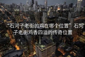 “石河子老街的雞在哪個位置”石河子老街雞香四溢的傳奇位置