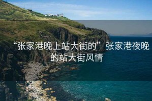 “張家港晚上站大街的”張家港夜晚的站大街風情