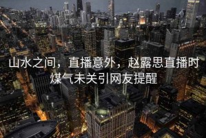 山水之間，直播意外，趙露思直播時(shí)煤氣未關(guān)引網(wǎng)友提醒