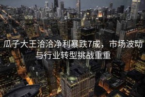 瓜子大王洽洽凈利暴跌7成，市場波動與行業轉型挑戰重重