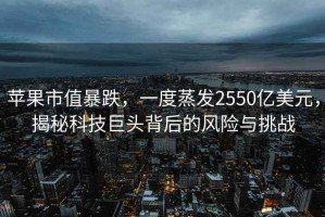 蘋果市值暴跌，一度蒸發(fā)2550億美元，揭秘科技巨頭背后的風險與挑戰(zhàn)