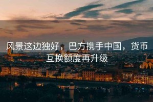風(fēng)景這邊獨(dú)好，巴方攜手中國(guó)，貨幣互換額度再升級(jí)