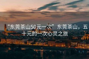“東莞茶山50元一次”東莞茶山，五十元的一次心靈之旅