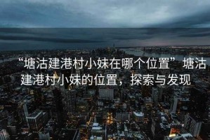 “塘沽建港村小妹在哪個位置”塘沽建港村小妹的位置，探索與發現