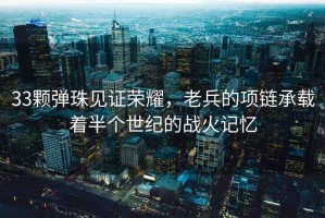 33顆彈珠見證榮耀，老兵的項鏈承載著半個世紀的戰火記憶
