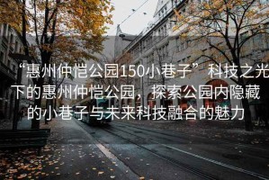 “惠州仲愷公園150小巷子”科技之光下的惠州仲愷公園，探索公園內(nèi)隱藏的小巷子與未來科技融合的魅力