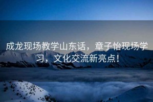 成龍現(xiàn)場(chǎng)教學(xué)山東話(huà)，章子怡現(xiàn)場(chǎng)學(xué)習(xí)，文化交流新亮點(diǎn)！