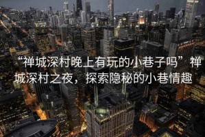 “禪城深村晚上有玩的小巷子嗎”禪城深村之夜，探索隱秘的小巷情趣