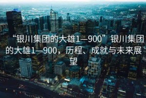 “銀川集團的大雄1—900”銀川集團的大雄1—900，歷程、成就與未來展望