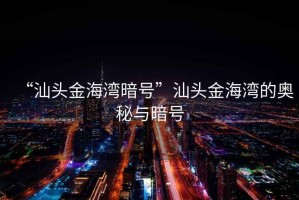 “汕頭金海灣暗號”汕頭金海灣的奧秘與暗號