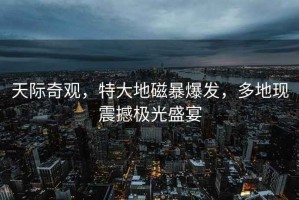 天際奇觀，特大地磁暴爆發，多地現震撼極光盛宴