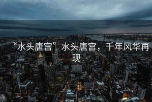 “水頭唐宮”水頭唐宮，千年風(fēng)華再現(xiàn)