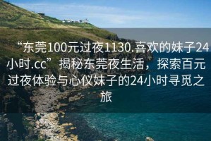 “東莞100元過夜1130.喜歡的妹子24小時.cc”揭秘東莞夜生活，探索百元過夜體驗與心儀妹子的24小時尋覓之旅