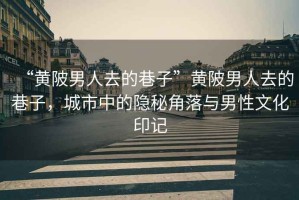 “黃陂男人去的巷子”黃陂男人去的巷子，城市中的隱秘角落與男性文化印記