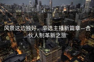 風景這邊獨好，辛選主播新篇章—合伙人制革新之旅
