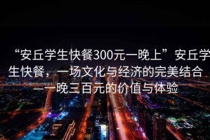 “安丘學生快餐300元一晚上”安丘學生快餐，一場文化與經濟的完美結合—一晚三百元的價值與體驗