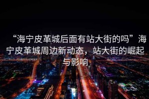“海寧皮革城后面有站大街的嗎”海寧皮革城周邊新動態，站大街的崛起與影響