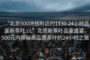 “北京500塊錢附近約1130.24小時品鑒新茶葉.cc”北京新茶葉品鑒盛宴，500元內探秘高品質茶葉的24小時之旅