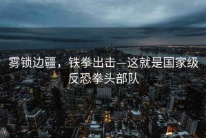 霧鎖邊疆，鐵拳出擊—這就是國家級反恐拳頭部隊