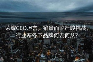 榮耀CEO坦言，銷量面臨嚴(yán)峻挑戰(zhàn)，行業(yè)寒冬下品牌何去何從？