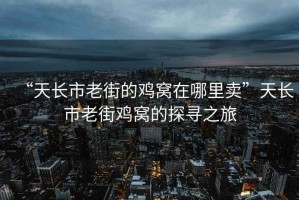 “天長市老街的雞窩在哪里賣”天長市老街雞窩的探尋之旅