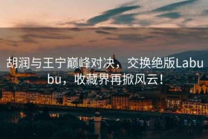 胡潤與王寧巔峰對決，交換絕版Labubu，收藏界再掀風云！