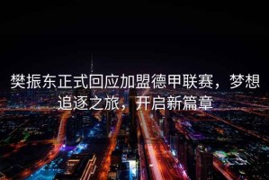 樊振東正式回應加盟德甲聯賽，夢想追逐之旅，開啟新篇章