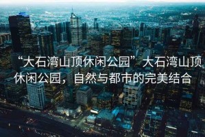 “大石灣山頂休閑公園”大石灣山頂休閑公園，自然與都市的完美結(jié)合