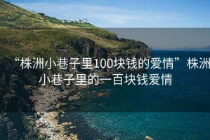 “株洲小巷子里100塊錢的愛情”株洲小巷子里的一百塊錢愛情