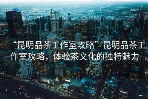 “昆明品茶工作室攻略”昆明品茶工作室攻略，體驗(yàn)茶文化的獨(dú)特魅力