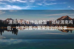 “渭南雞街在什么位置”揭秘渭南雞街，地理位置與繁榮背后的故事