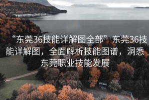 “東莞36技能詳解圖全部”東莞36技能詳解圖，全面解析技能圖譜，洞悉東莞職業技能發展