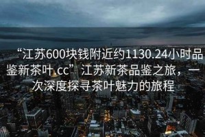 “江蘇600塊錢附近約1130.24小時品鑒新茶葉.cc”江蘇新茶品鑒之旅，一次深度探尋茶葉魅力的旅程