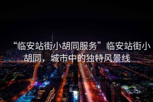 “臨安站街小胡同服務”臨安站街小胡同，城市中的獨特風景線