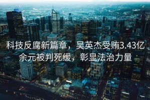 科技反腐新篇章，吳英杰受賄3.43億余元被判死緩，彰顯法治力量