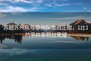 蘇超蘇州隊與泰州隊激戰正酣，1比1戰平共享積分榮耀
