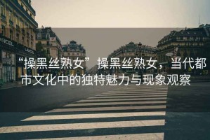 “操黑絲熟女”操黑絲熟女，當代都市文化中的獨特魅力與現象觀察