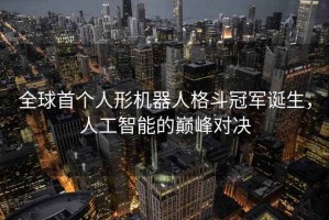 全球首個人形機器人格斗冠軍誕生，人工智能的巔峰對決