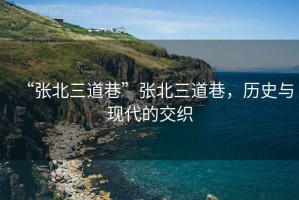 “張北三道巷”張北三道巷，歷史與現代的交織