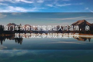 廈門車禍奇跡寶寶見證人間溫情，親屬賠償款之爭卻現家庭裂痕