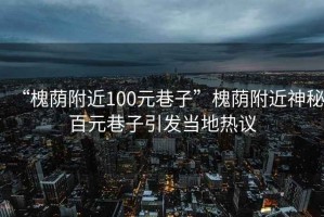 “槐蔭附近100元巷子”槐蔭附近神秘百元巷子引發當地熱議