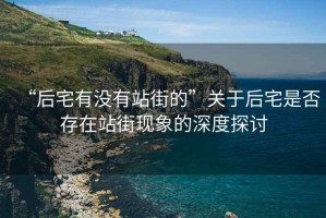 “后宅有沒(méi)有站街的”關(guān)于后宅是否存在站街現(xiàn)象的深度探討