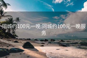 同城約100元一晚:同城約100元一晚服務