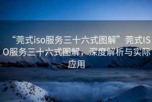 “莞式iso服務三十六式圖解”莞式ISO服務三十六式圖解，深度解析與實際應用